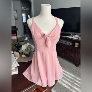 Lush Tie Front Romper